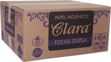 1529 papel hig branco luxo folha dupla 8x240 claramax copiar